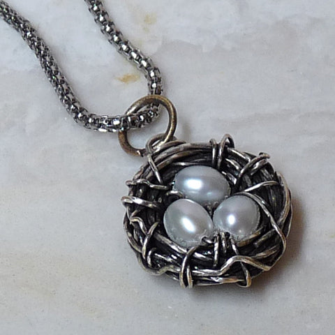 Tutorial - Bird's Nest Wire Wrapped Pendant DIY jewelry