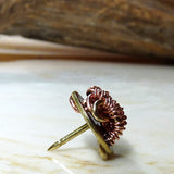 jewelry for men side view tie tack wire wrapped tie pin OOAK