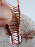 Jewelry Lessons Wire Pendant Tutorial, Weaving, DIY