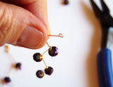 Tutorial - DIY Dangle Drop Beaded Branch Earrings - Make Your Own Earrings, Jewelry - Jewelry Lessons, Beginner to Intermediate - Lots of Photos