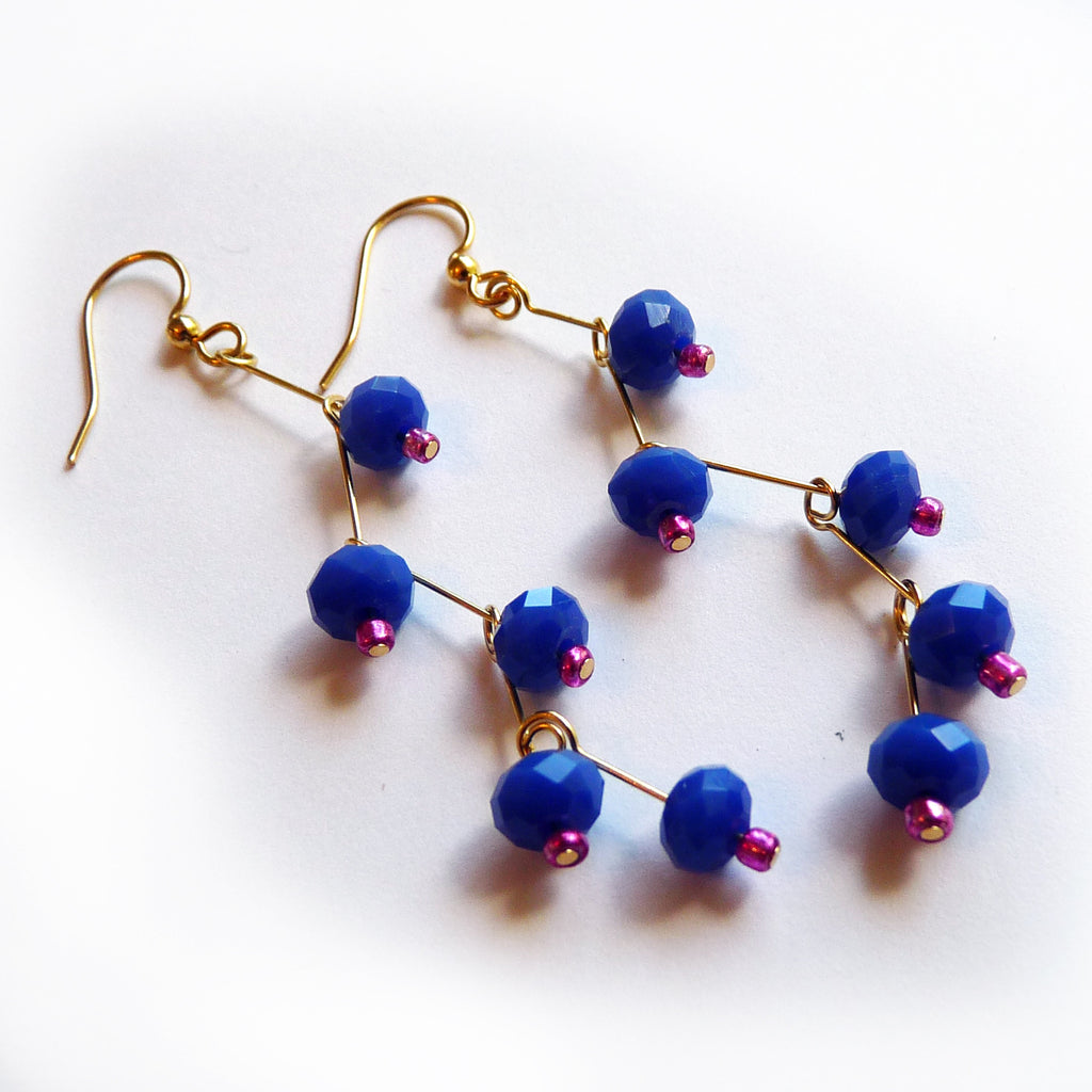 Tutorial DIY Dangle Drop Beaded Branch Earrings Make Your Own Earr