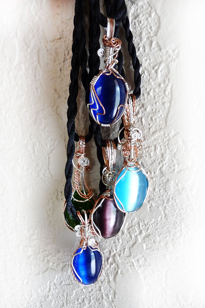Cobalt Blue Swirls - Cat display picture 1