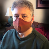 Handmade Fabric Face Mask - Cotton Cloth Protective Face Covering - Washable & Reusable