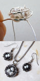 birds nest w pearls tutorial wire wrapped by rhonda chase