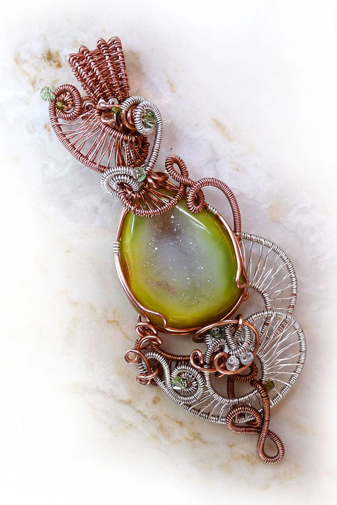 Copper wrapped jewelry sale