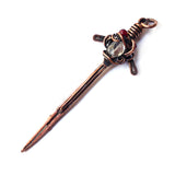 Jewel Sword Wire Wrapped Handmade Men Pendant Jewelry