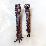 Handmade copper tie bar tie clip jewelry for men mens fashion