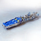 Tardis Wire Wrapped Pendant - Cosmos