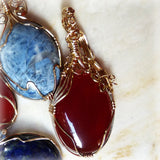Carnelian Gold Filled Pendant