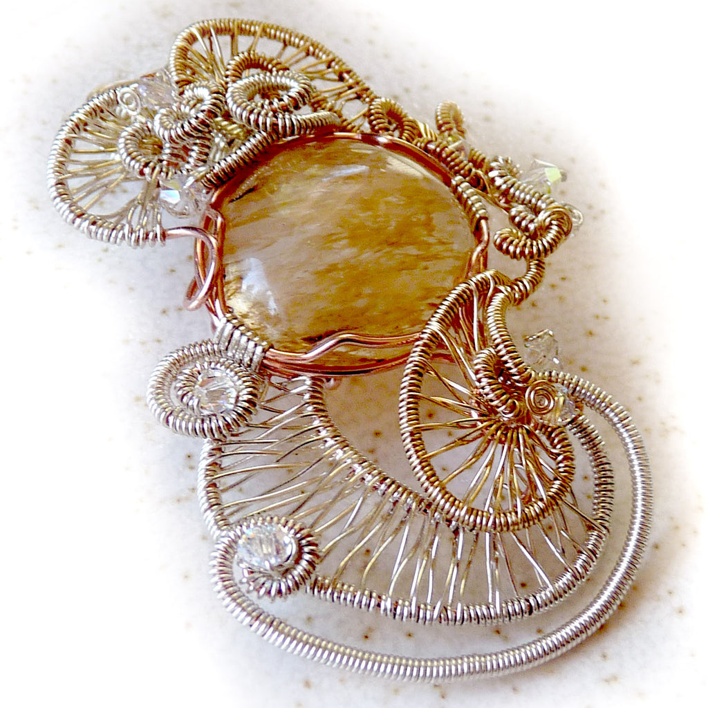 Wire weave pendant Clearance